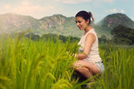 Woman in a Field