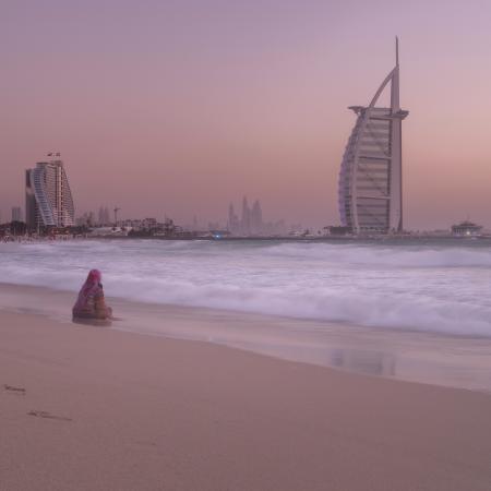 Woman on Seashore