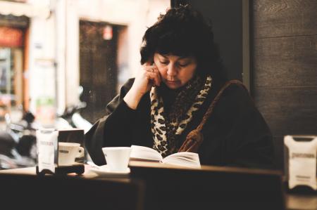 Woman Reading Book