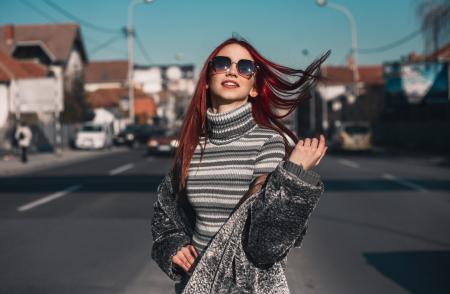 Woman Waving Her Hair