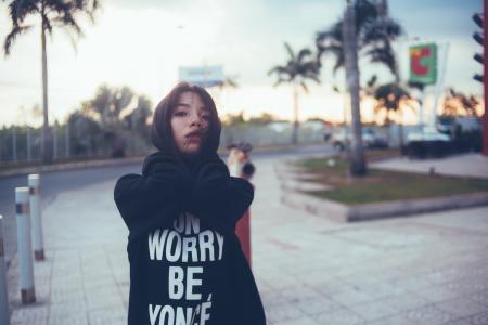 Woman Wearing Black Hoodie during Daytime