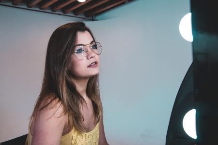 Woman Wearing Yellow Top Photo