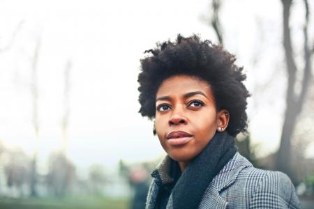 Woman Wears Black Suit Jacket Photography