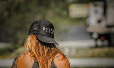 Women's Black Savage Baseball Cap