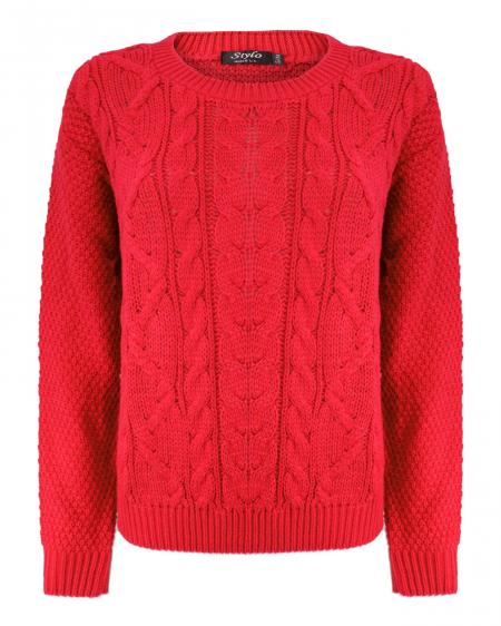 Women's Red Sweater