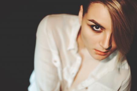 Women's White Longsleeve Dress