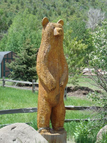 Wooden bear
