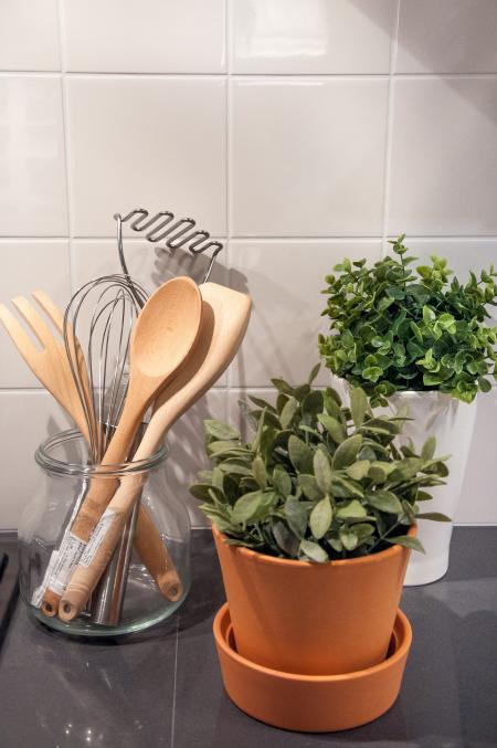 Wooden kitchen utensils