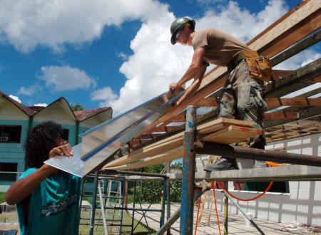 Working at the Construction Site