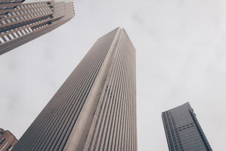 Worm's Eye View of Silver City Building