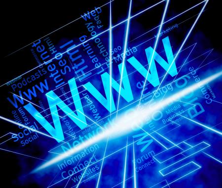 Www Word Means World Wide Web And Internet