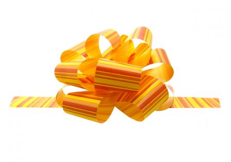 Yellow bow with border