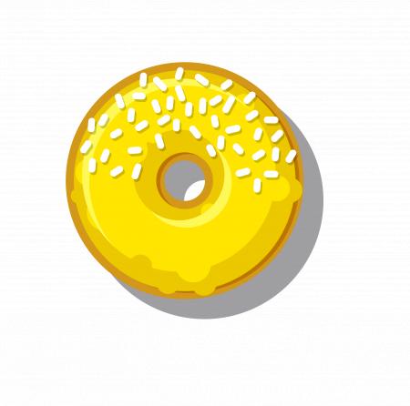 Yellow donut
