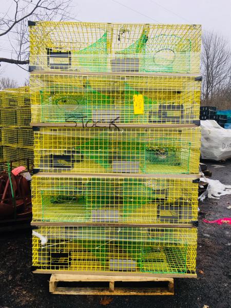 Yellow Lobster Traps