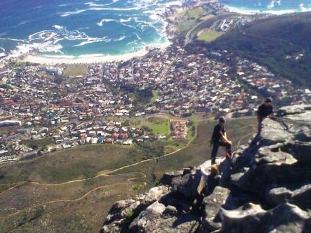 Young mountaineers at Table Mountain