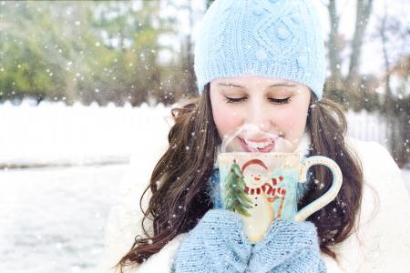 Young Woman in Snow