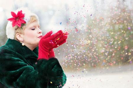 Young Woman in Winter