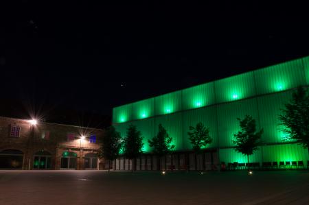 Zsolnay Cultural Quarter at night