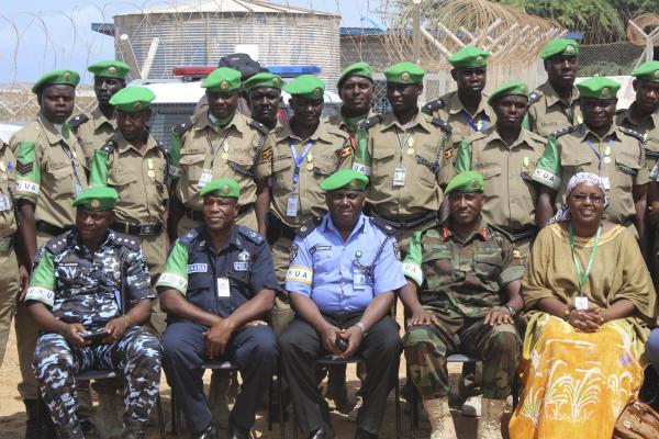 01 AMISOM Ugandan Contingent Medal Parade ceremony