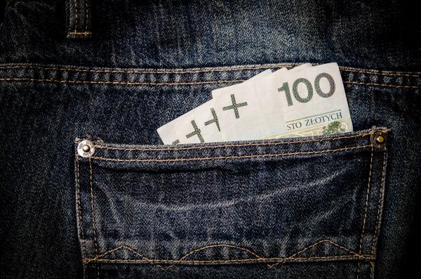 100 Banknote on Pocket