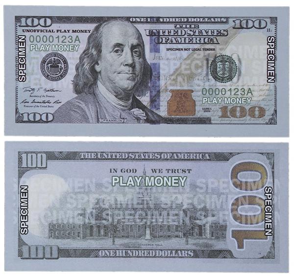 100 dollar bills