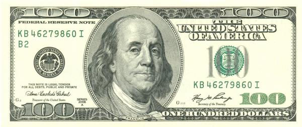 100 dollars