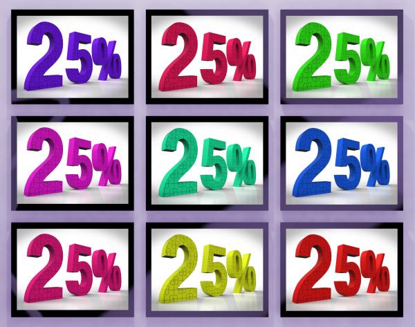 25 On Monitors Shows Special Offers And Reductions