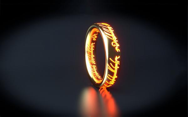3D Rings Wallpaper