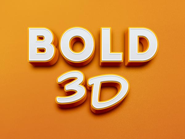 3d text