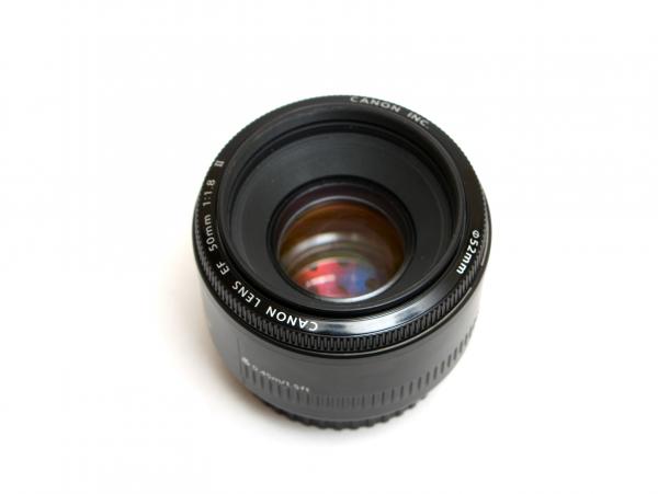 A camera lens isolated on white