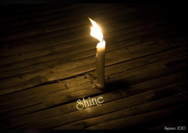 A little light...