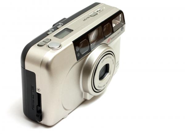 A point and shoot camera isolated