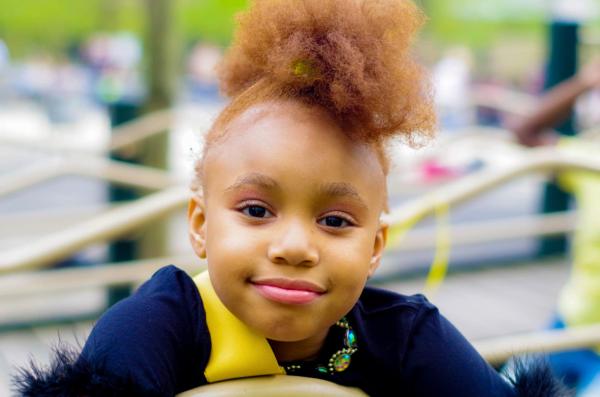 a real smile of a child