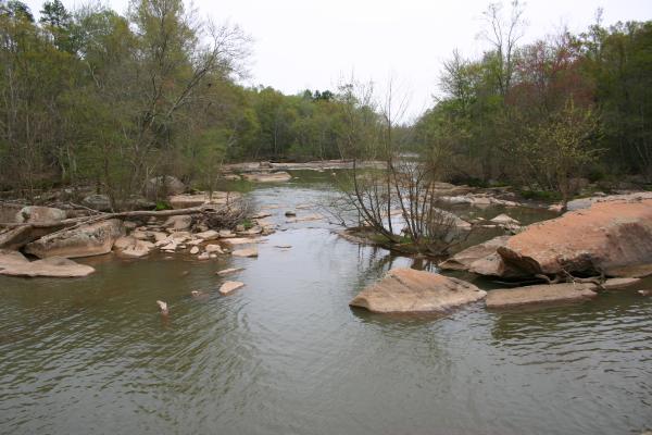 A river runs through it