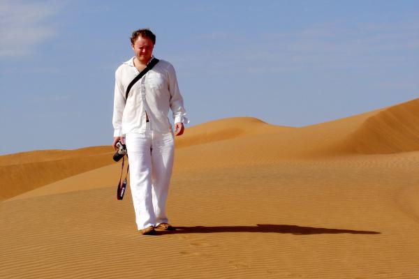 A walk in the sand