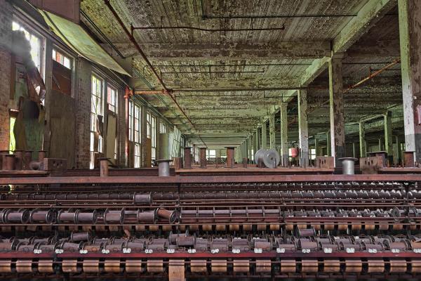 Abandoned Lonaconing Silk Mill - HDR