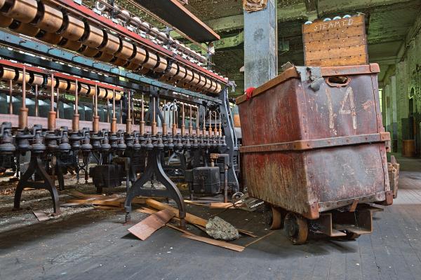 Abandoned Lonaconing Silk Mill - HDR