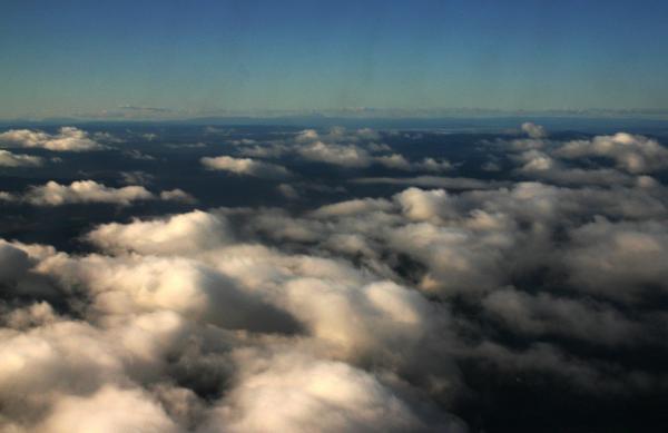 Above the clouds