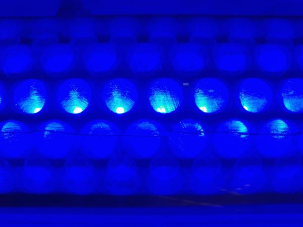 Abstract blue lights