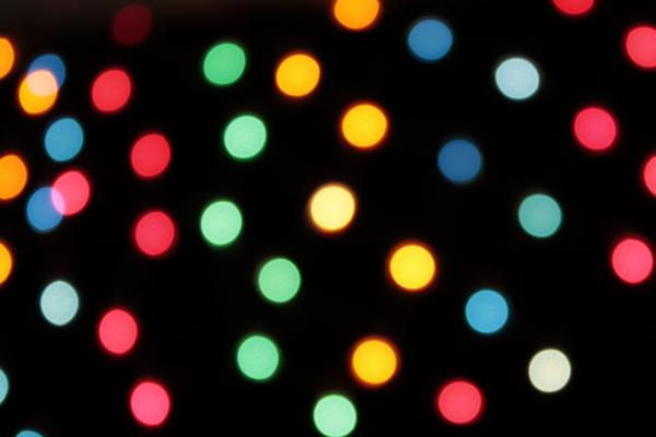 Abstract Bright colored lights