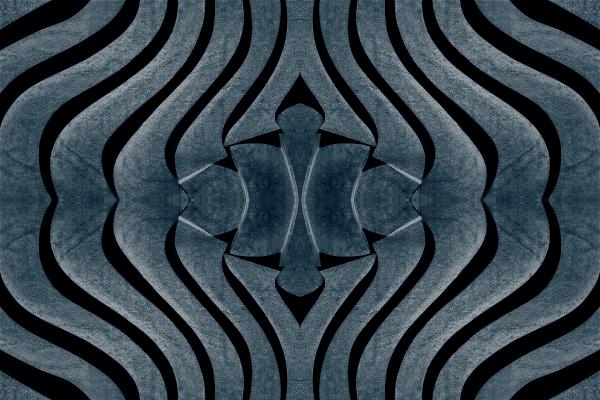 Abstract Concrete Curves - HDR Symmetry
