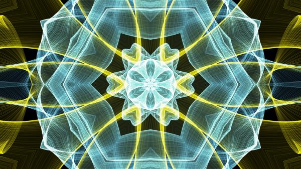 Abstract Fractal Art Wallpaper