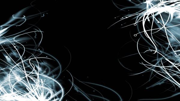 Abstract Glowing Swirl