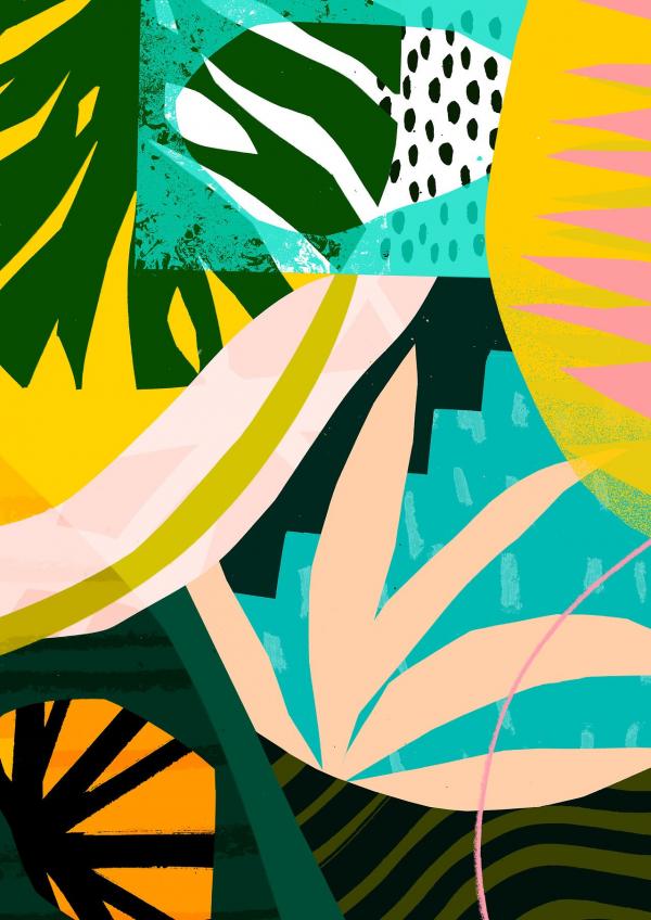 Abstract Jungle Pattern