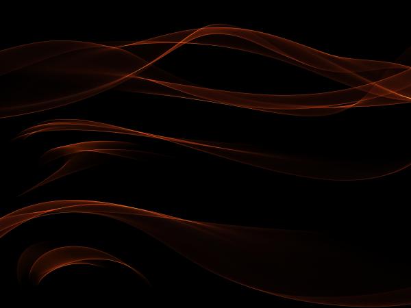 Abstract Light Flames - Orange 2