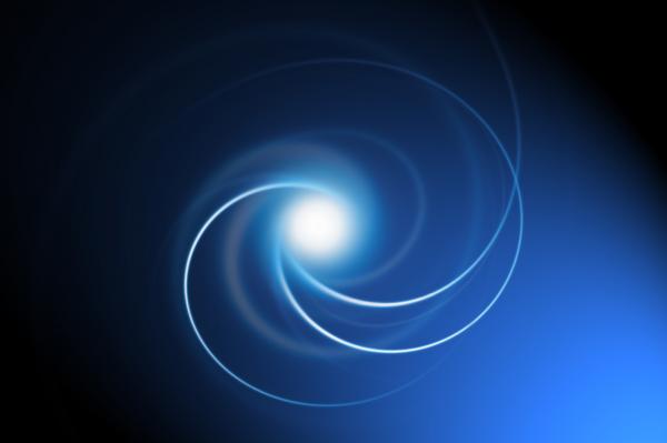 abstract swirl background blue