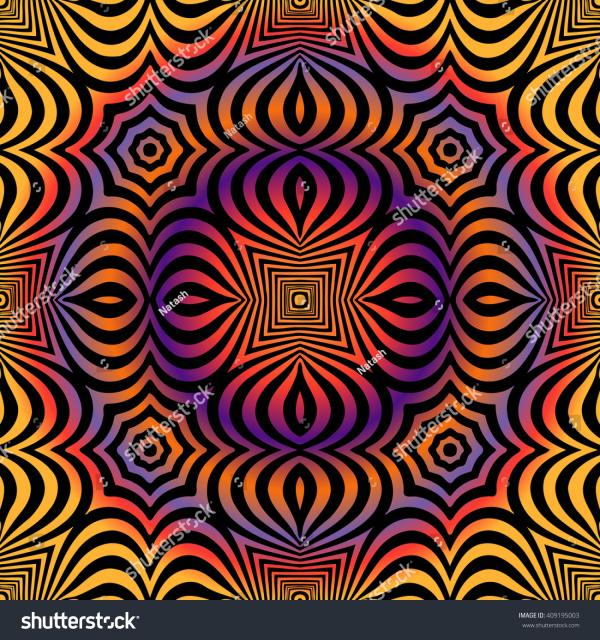 Abstract symmetrical texture