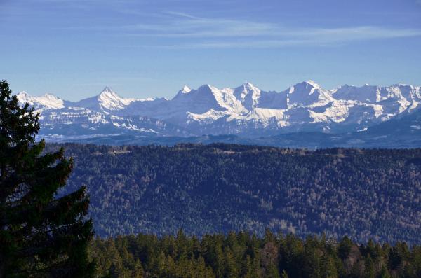 Aerial Photography of Mountain