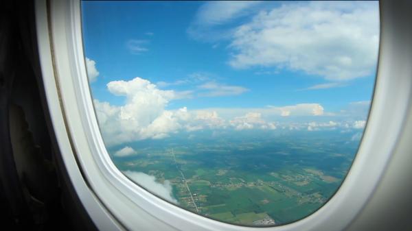 Airplane Looking Out