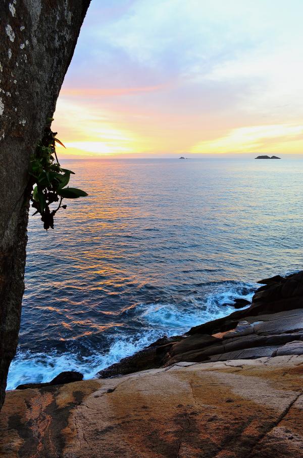 Amaneceres Bravos on the rocks